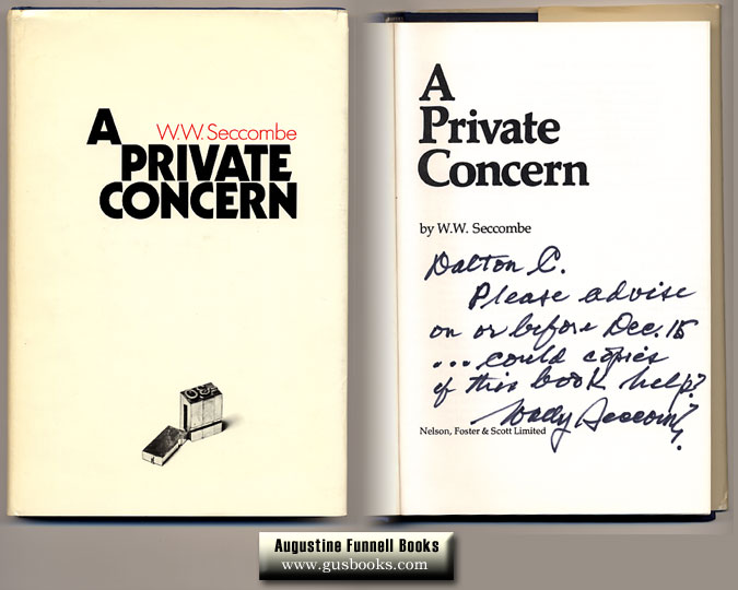 Image for A Private Concern (signed)