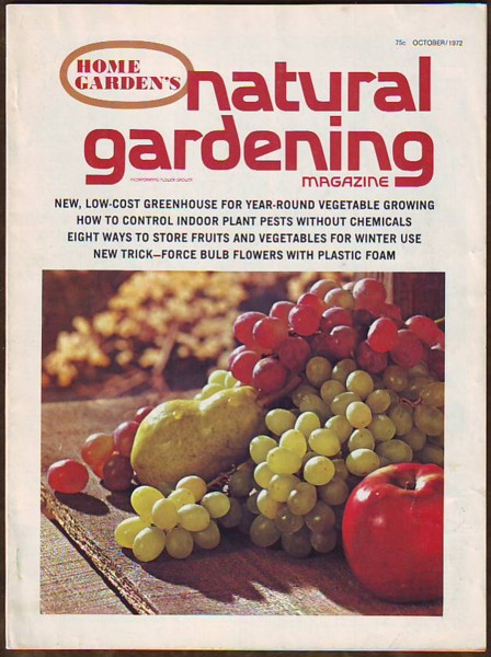 Image for Home Garden's Natural Gardening Magazine, October/Oct. 1972