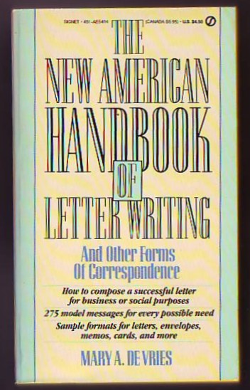Image for The New American Handbook of Letter Writing, And Other Forms of Correspondence