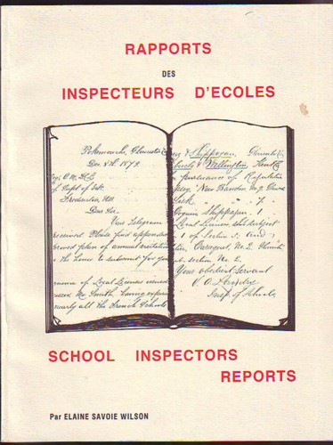 Image for Rapports des inspecteurs d'ecoles/School Inspectors Reports (signed)