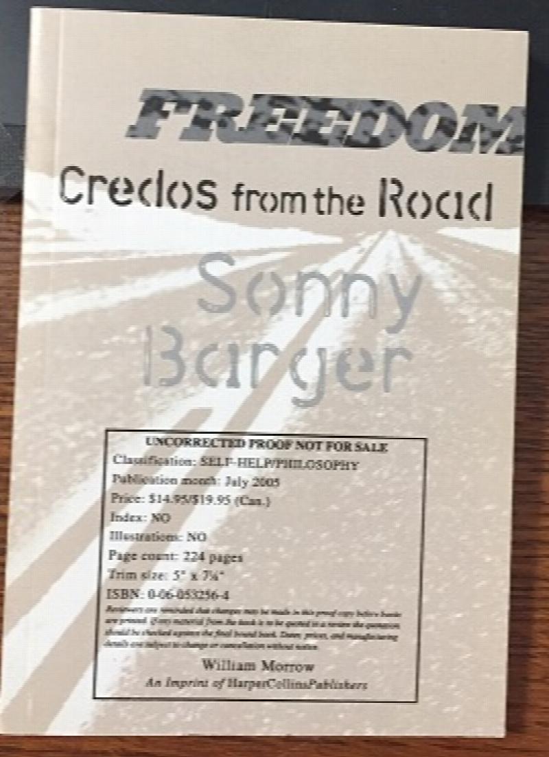 Image for FREEDOM, Credos From the Road