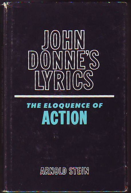 Image for JOHN DONNE'S LYRICS, The Eloquence of Action