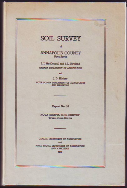 Image for Soil Survey of Annapolis County, Nova Scotia