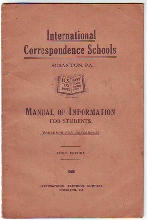 Image for Manual of Information for Students