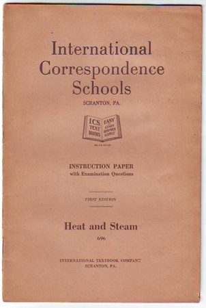 Image for HEAT AND STEAM, Instruction Paper with Examination Questions