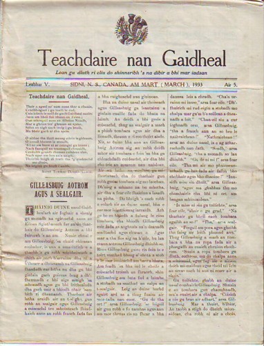 Image for TEACHDAIRE NAN GAIDHEAL, Am Mart (March) 1933