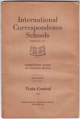 Image for Train Control, Instruction Paper with Examination Questions