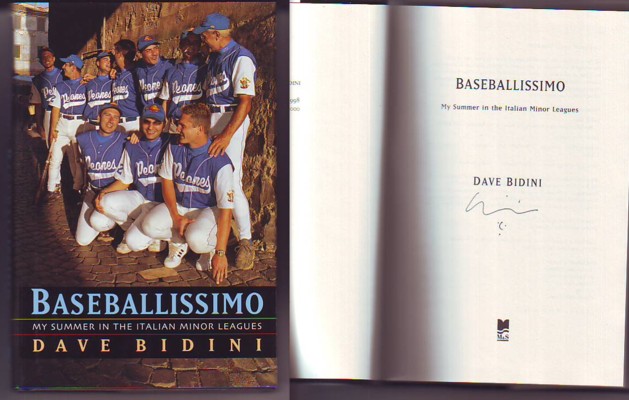 Image for BASEBALLISSIMO, My Summer in the Italian Minor Leagues (signed)