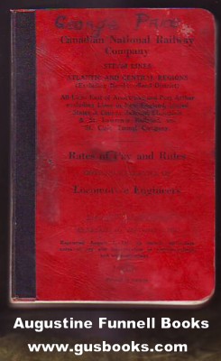 Image for Canadian National Railway Company, Rates of Pay and Rules Governing Service of Locomotive Engineers