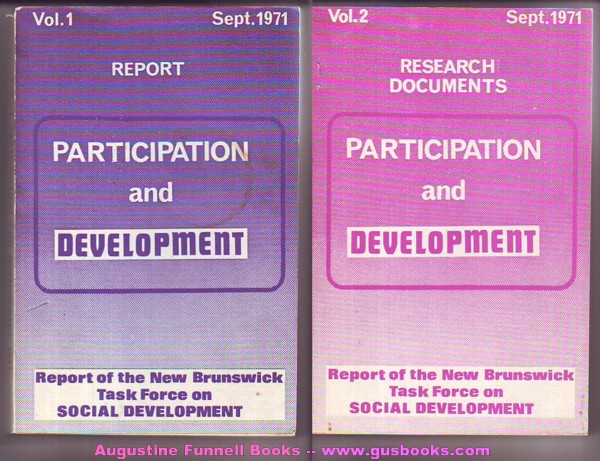 Image for Participation and Development, Vol. 1, Report, & Vol. 2, Research Documents, September/Sept. 1971