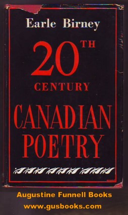 Image for 20th CENTURY CANADIAN POETRY, An Anthology with introduction and notes