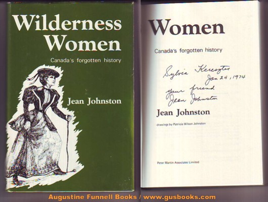 Image for WILDERNESS WOMEN, Canada's forgotten history (signed)