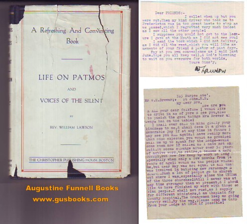 Image for LIFE ON PATMOS and Voices of the Silent (signed letter laid in)