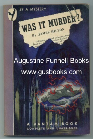 Image for Was it Murder? (originally published as 'Murder at School')
