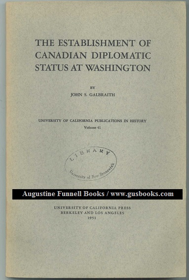 Image for The Establishment of Canadian Diplomatic Status at Washington