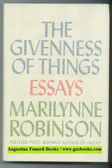 Image for THE GIVENNESS OF THINGS, Essays