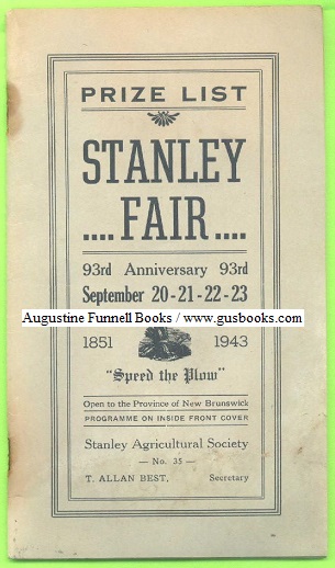 Image for THE STANLEY FAIR, Industrial and Agricultural and Live Stock Show