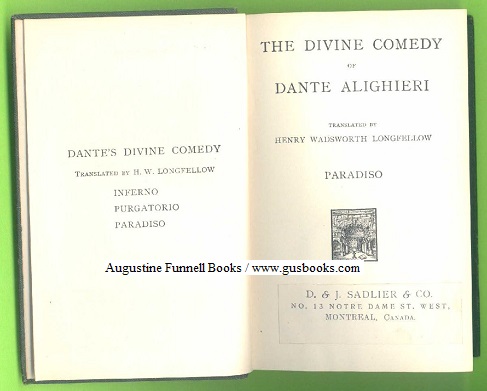 Image for The Divine Comedy of Dante Alighieri: Paradiso