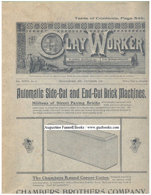 Image for The Clay Worker, Vol. XXXVI, No. 6, December 1901
