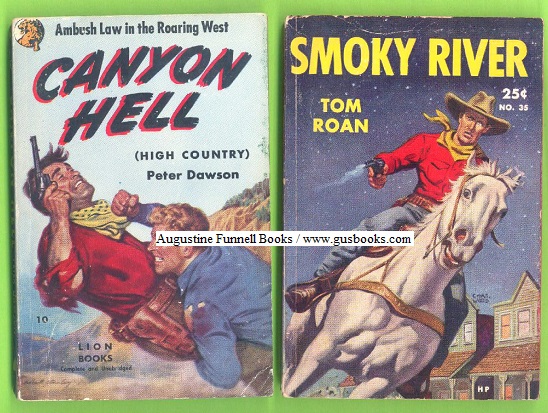 Image for An AFB 4-book western multi-pack: Canyon Hell (aka High Country); Smoky River; Raiders of the Rimrock; Gunman's Spawn