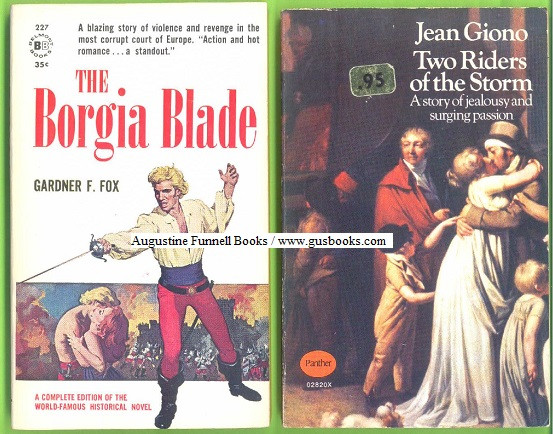 Image for An AFB 4-book histoical fiction multi-pack: The Borgia Blade; Two Riders of the Storm; Judas; Mistress Wilding
