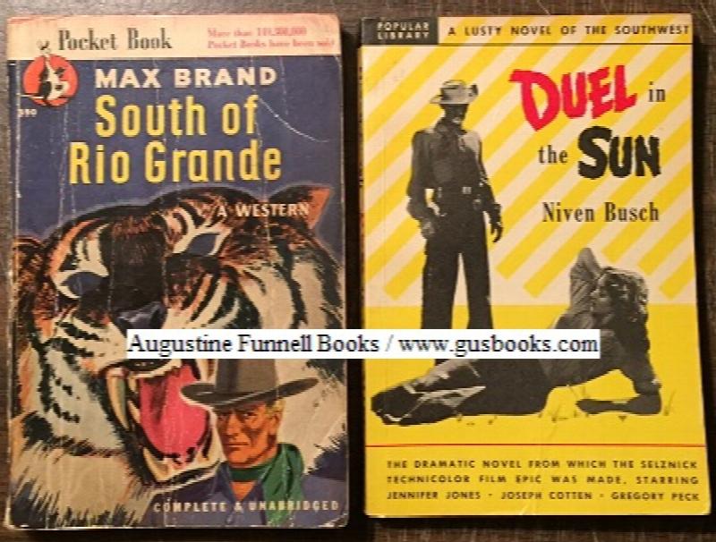 Image for An AFB 5-book western multi-pack: South of Rio Grande, Duel in the Sun, Two-Gun Fury, On the Dodge, The Sea of Grass