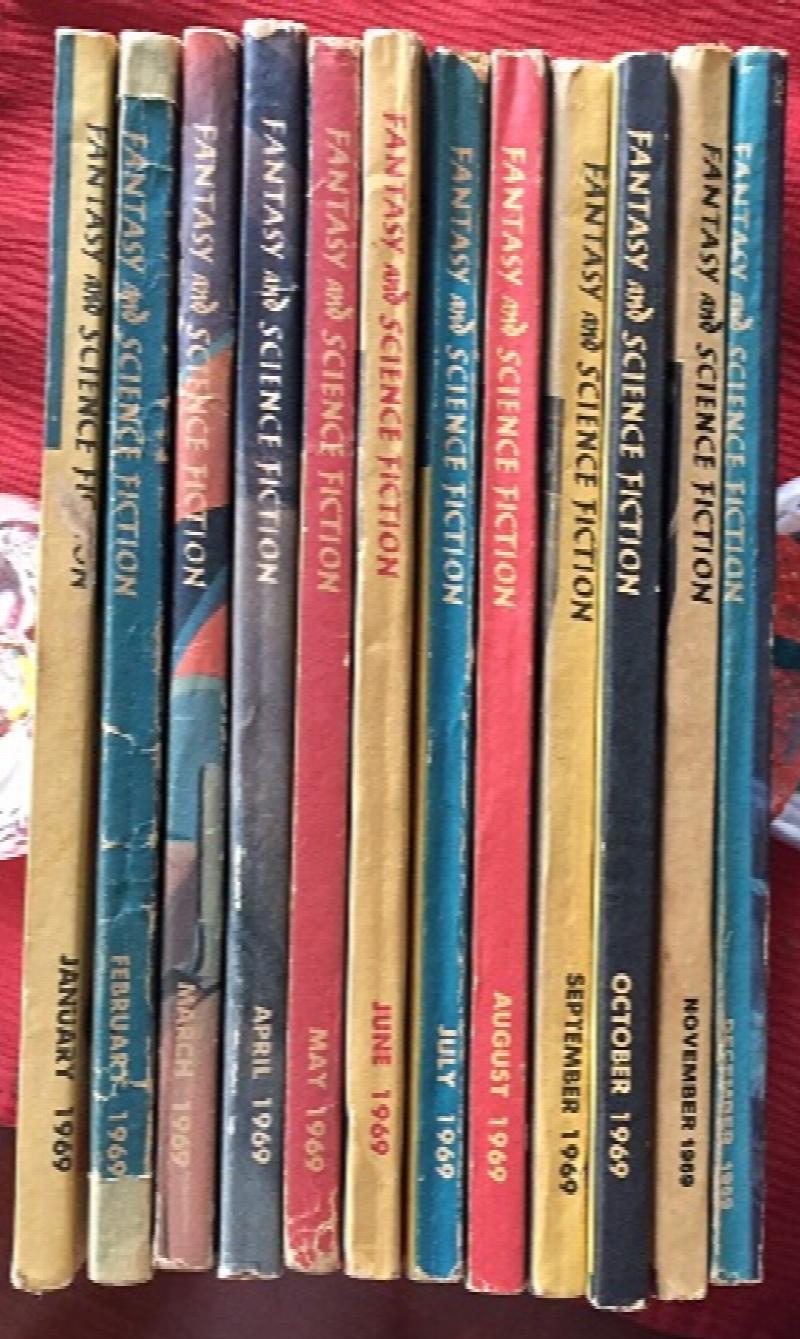 Image for The Magazine of Fantasy and Science Fiction January through December 1969, (12 issues)