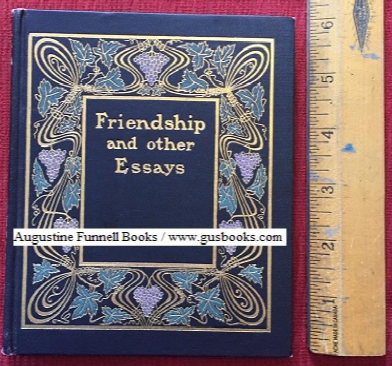 Image for FRIENDSHIP and other Essays