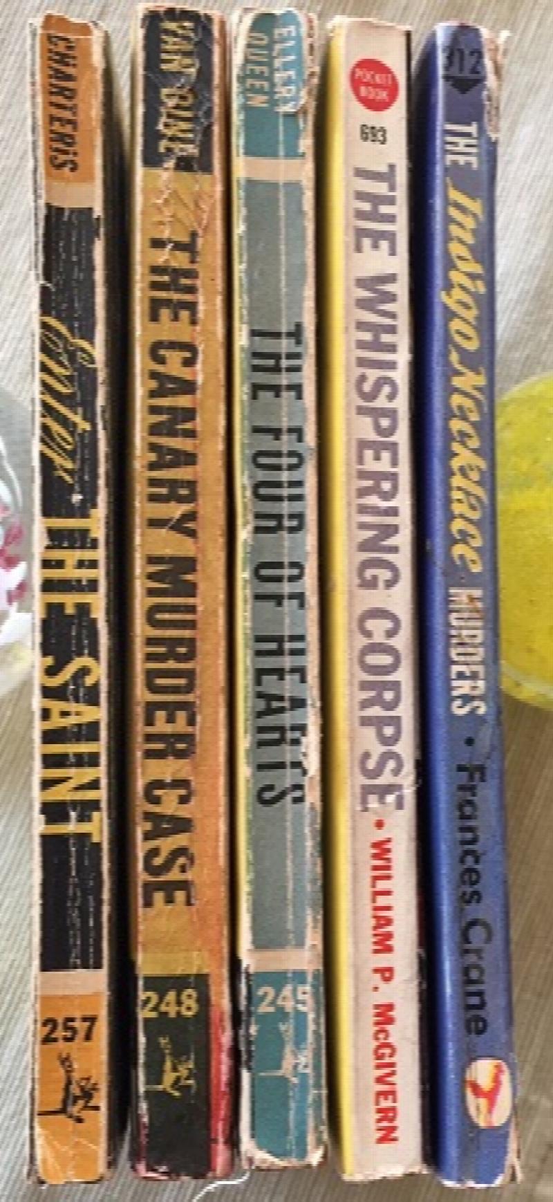 Image for An AFB 5-book mystery multi-pack:  Enter the Saint, The Indigo Necklace Murders, The Whispering Corpse, The Four of Hearts, The "Canary" Murder Case