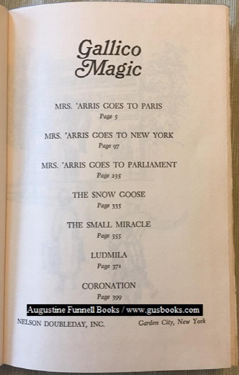 Image for GALLICO MAGIC, Mrs. 'Arris Goes to Paris, Mrs. 'Arris Goes to NewYork, Mrs. 'Arris Goes to Parliament, The Snow Goose, The Small Miracle, Ludmila, Coronation