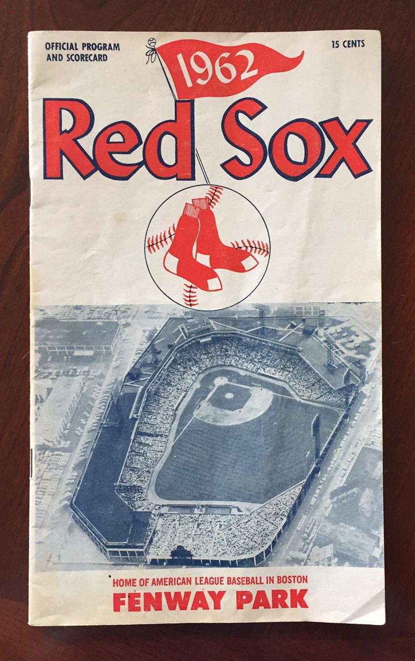 1962 Red Sox Official Program and Scorecard