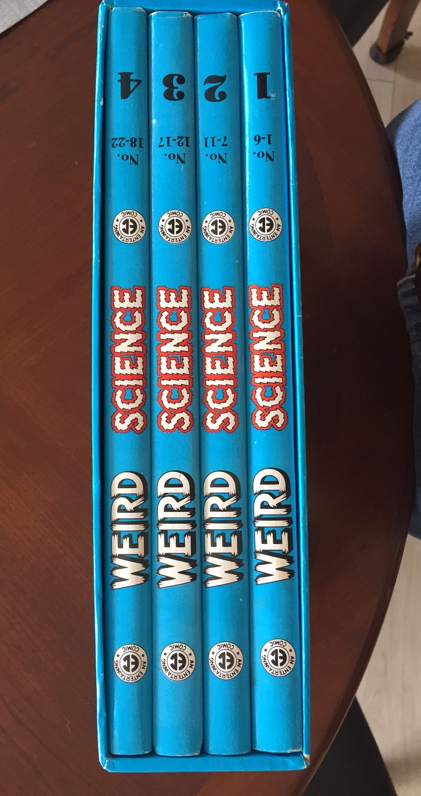 THE COMPLETE WEIRD SCIENCE, 4 volumes, Numbers 1 through 22