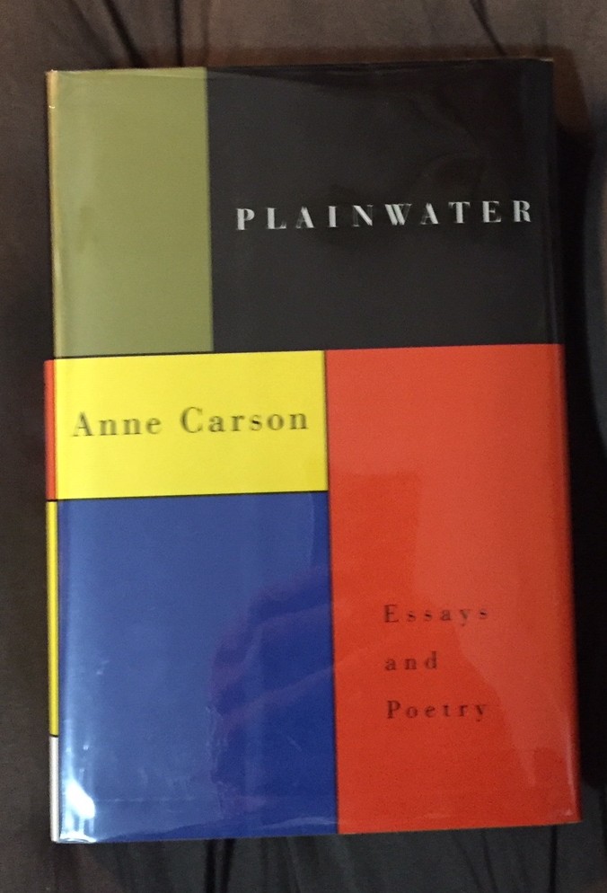 PLAINWATER, Essays and Poetry (signed)