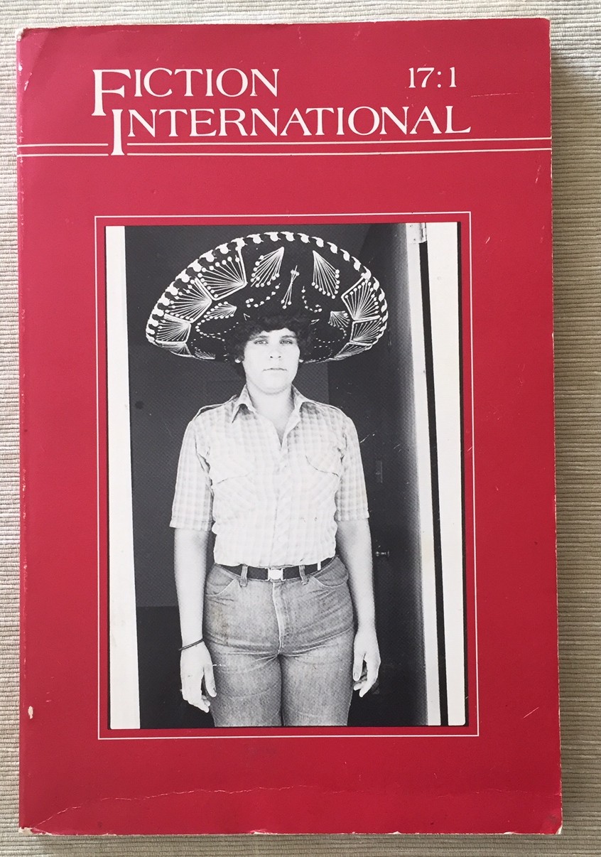 Fiction International , Volume 17:1 (signed by contributor)