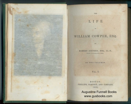 Image for The Life of William Cowper, Esq., in Two Volumes
