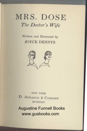 MRS. DOSE, The Doctor's Wife Image for MRS. DOSE, The Doctor's Wife